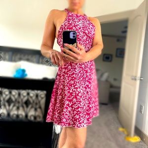 Sexy halter sun dress